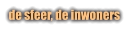 de sfeer, de inwoners
